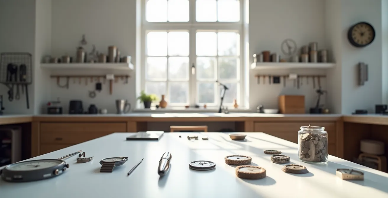 Professionelle Uhrenrevision in deutscher Werkstatt